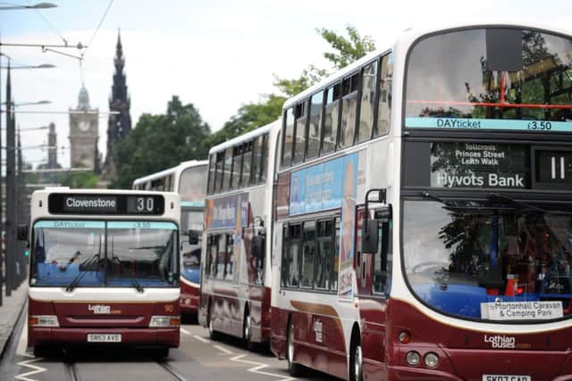 Lothian Buses. Picture: Jane Barlow