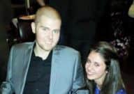 Jak Trueman with girlfriend Hannah Boyd. Picture: comp
