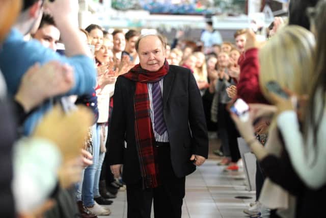 Pic Lisa Ferguson 19/12/2014
Queensferry High Deputy Head Jim Ferguson retires from the school after working there for 28 and half years