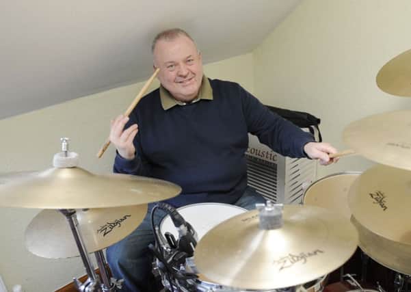 Jimmy Hush on the drums. Picture: Greg Macvean
