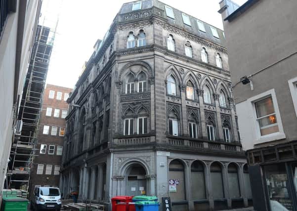 One of the threatened buildings in West Register Street. Picture: Neil Hanna
