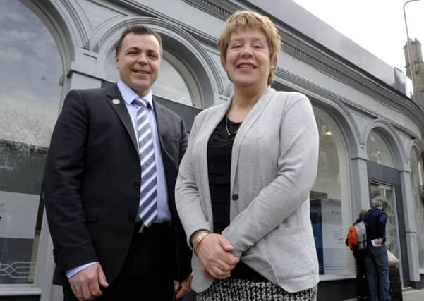 Ian Craig, pictured with Lesley Hinds. Picture: Esme Allen