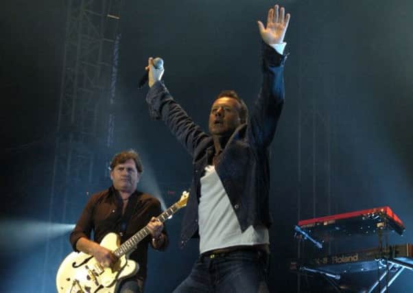 Simple Minds play Princes Street Gardens in 2006. Picture: Paul Parke