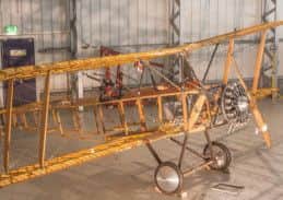 The Sopwith 1 1/2 Stutter WWI bi-plane being worked on by Aviation Preservation Society of Scotland members takes shape. Picture: contirbuted