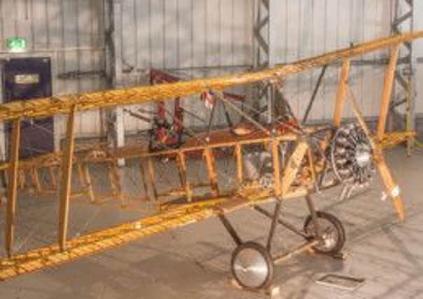 The  Sopwith 1 1/2 Stutter WWI bi-plane being worked on by Aviation Preservation Society of Scotland members takes shape. Picture: contirbuted