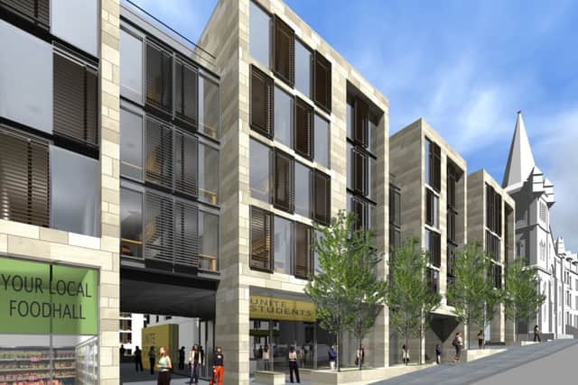 An artist's impression of the St Leonards Street student flats development.Picture: contributed