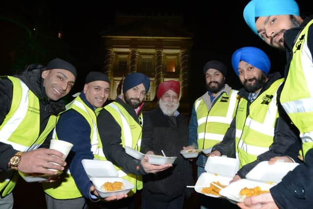 The
Guru Nanak's Free Kitchenon North Bridge. Picture: Neil Hanna