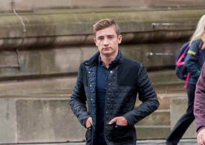 Jack Hewitt leaves court after a previous hearing. Pic: Deadline