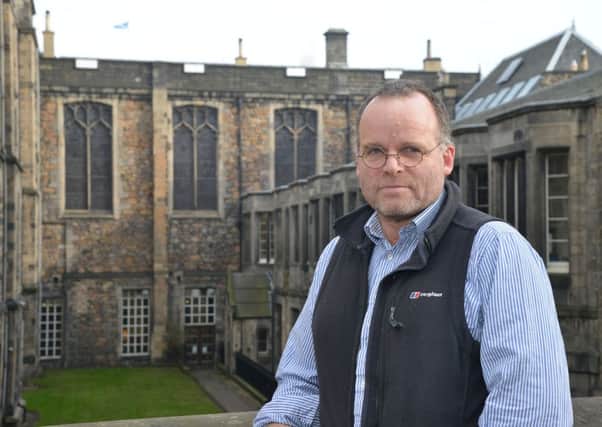 Land reform campaigner 

Andy Wightman on George IV Bridge with Parliament Hall in the background. Picture: Jon Savage