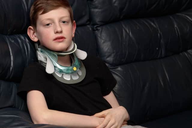 Alan Ramsay recovering at home after his ordeal. Picture: Scott Louden