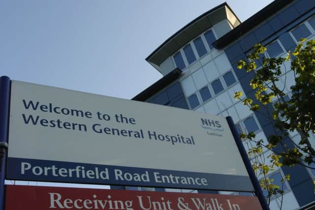 The patient was tested at the Western General