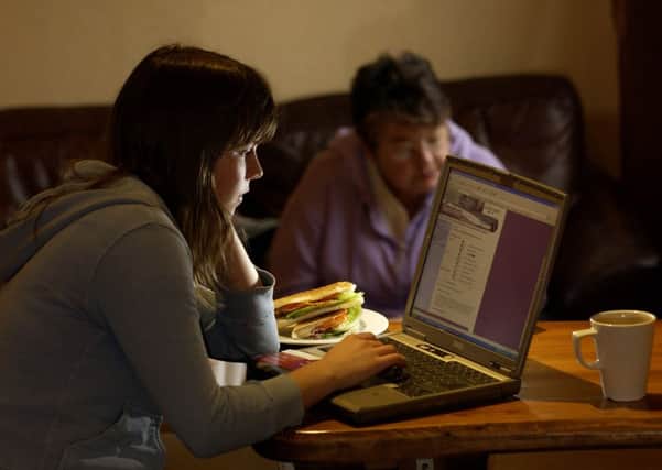 Kirkliston residents are unable to access content-rich websites. Picture: IAN RUTHERFORD