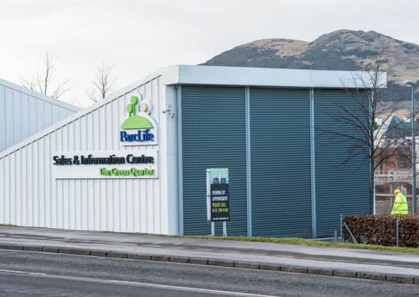 The Parc sales office in Craigmillar. Picture: Ian Georgeson