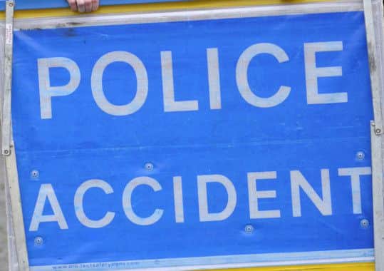 Emergency services wer called to the A720. Picture: John Devlin