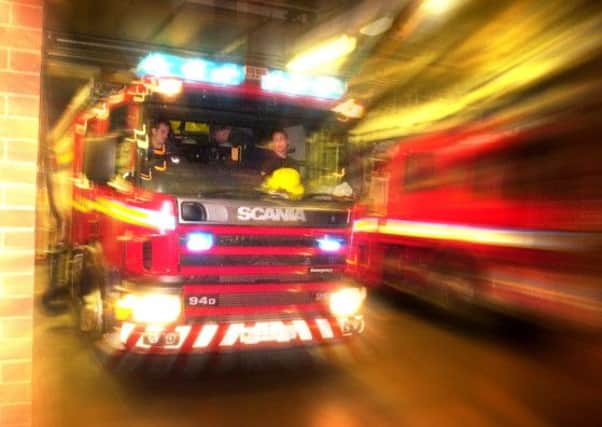 Firefighters worked through the night to tackle a fire at a farm in Gorebridge.