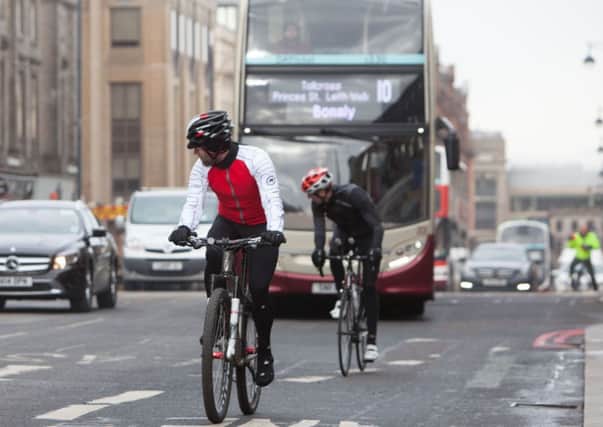 Cyclists are concerned about changes to the rules on bus lanes. Picture: Toby Williams