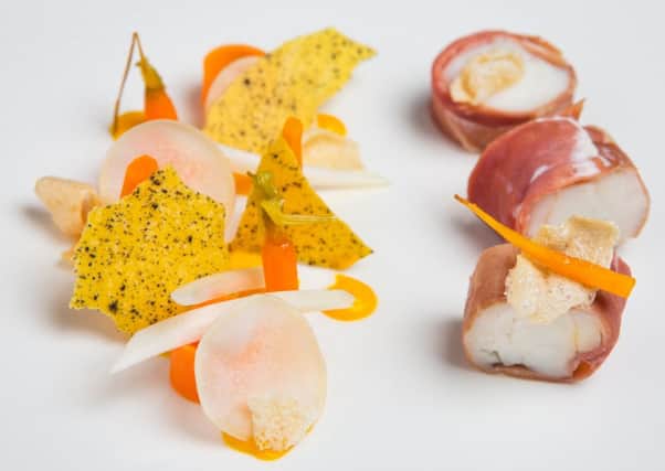 Parma ham wrapped monkfish tail. Picture: Paul Johnston