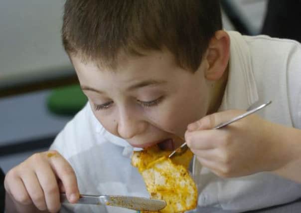 The overall take-up of free school meals across Scotland is 75 per cent. Picture: Julie Howden
