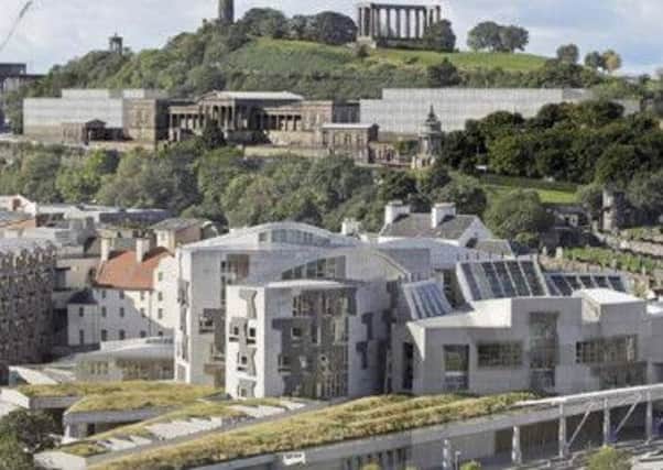 This artist's impression shows the potential scale of the extensions developers say are necessary to convert the old Royal High into a luxury hotel