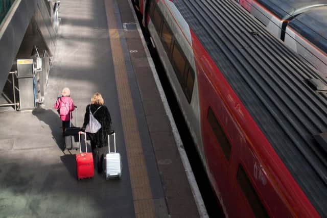 A new Virgin East Coast train about to depart from King's Cross. Picture: David Parry/PA Wire