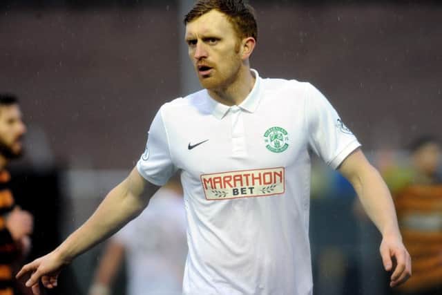 Liam Craig is delighted Hibs are challenging on two fronts at this stage of the season. Pic: Lisa Ferguson