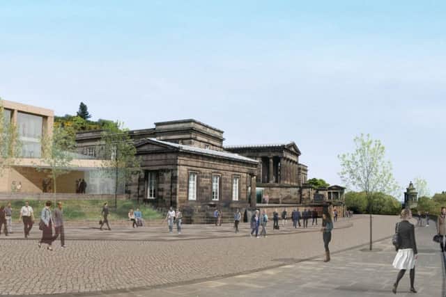 An artist's impression Royal High School site. Picture: Comp