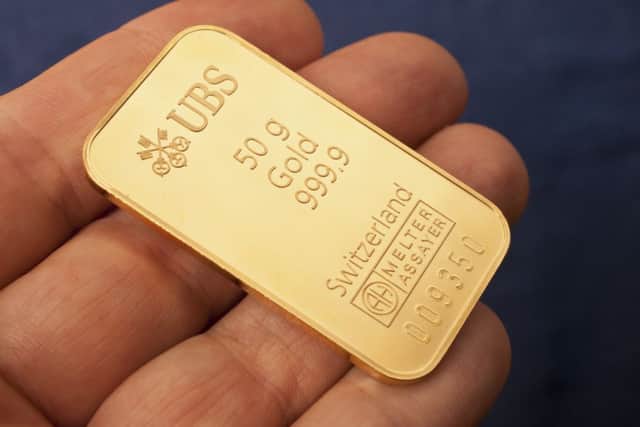 Gold bullion. Picture: Getty