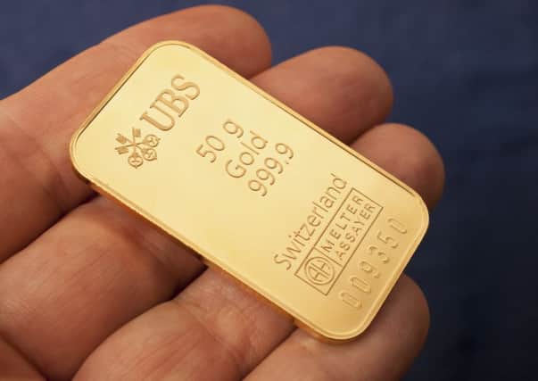 Gold bullion. Picture: Getty