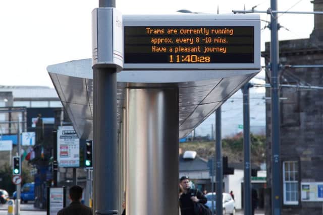 Edinburgh Tram Trackerhas finally been fixed. Picture: Scott Louden