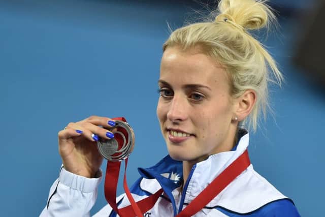 Lynsey Sharp won silver at the Commonwealth Games. Picture: Ian Rutherford