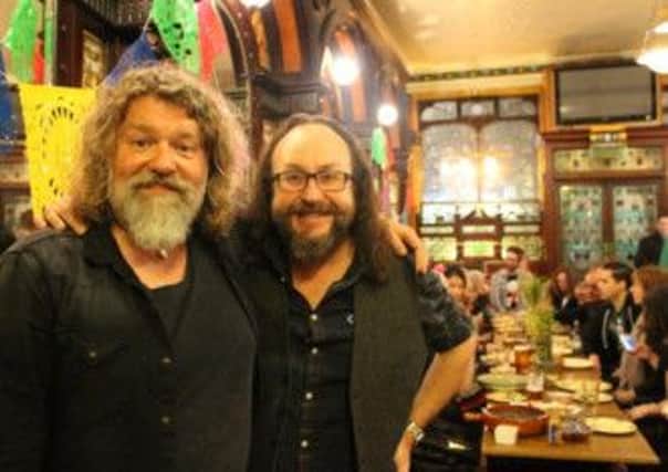 The Hairy Bikers in Bennets Bar. Picture: comp