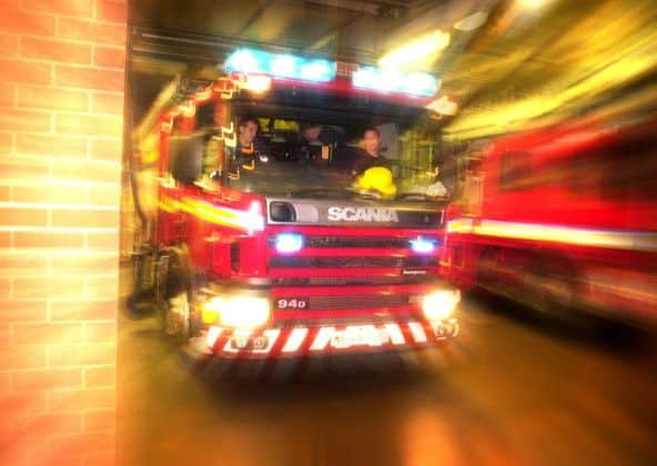 Firefighters are dealing with the incident. Picture: Tony Marsh