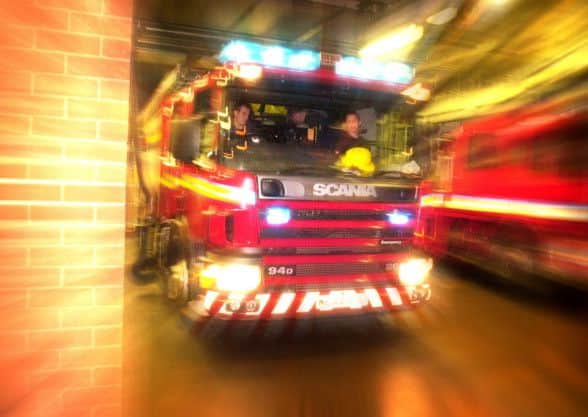 Appliances from Marionville and Newcraighall attended the fire.  Picture: Tony Marsh