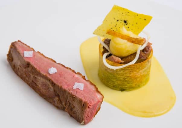 Roasted Duck Breast, Parsnip and Orange Purée. Picture: Paul Johnston