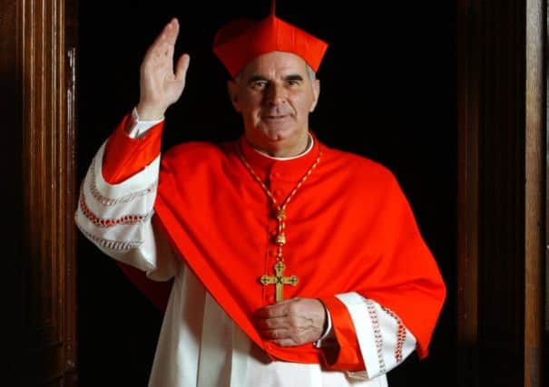 Keith O'Brien on his appointment as cardinal. Pic: Ian Rutherford