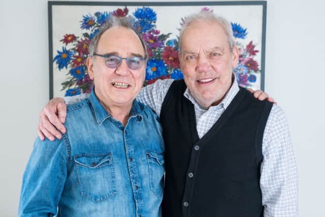 Bruce Findlay and big brother Brian. Picture: Ian Georgeson