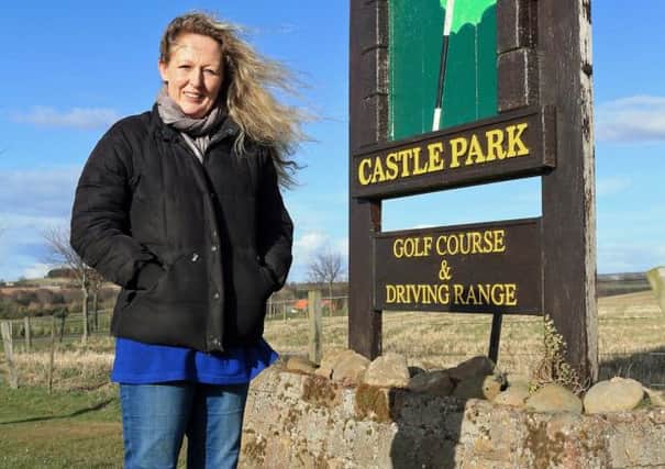 Pam Wilson at Castle Park Golf Club. Picture: Gordon Fraser