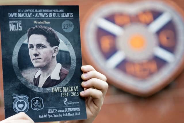 Hearts paid tribute with this commemorative programme. Picture: SNS