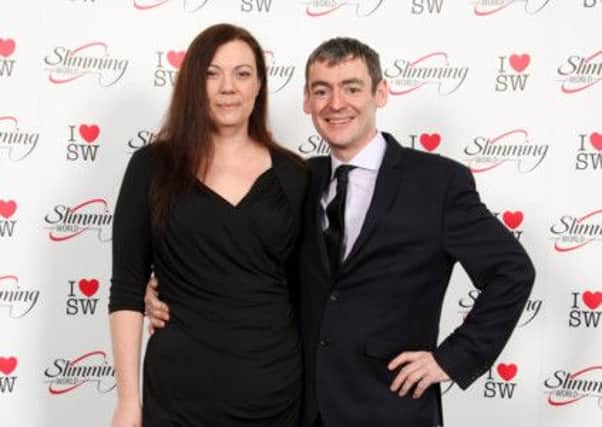 The slimline Selene Finch and Brian Hughes. Picture: contributed