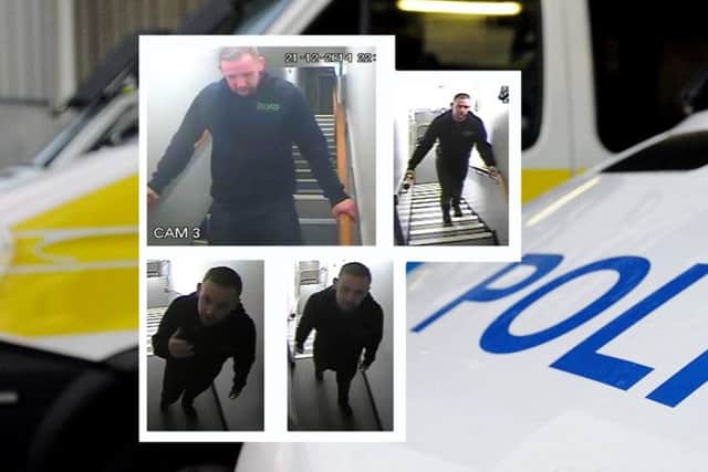 Police are looking to talk to this man. Picture: Lisa Ferguson/Police Scotland
