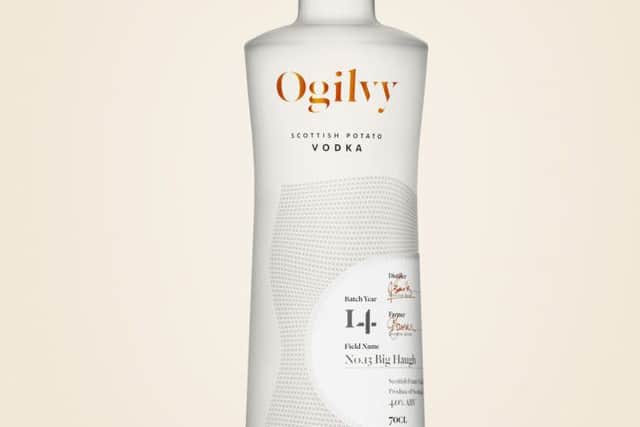 The Ogilvy Vodka has a distinctive taste as well as bottle. Picture: Contributed
