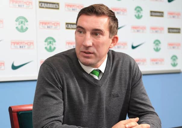Hibernian officials have spared Alan Stubbs's men from having to grant their rivals such a gesture. Picture: Gordon Fraser