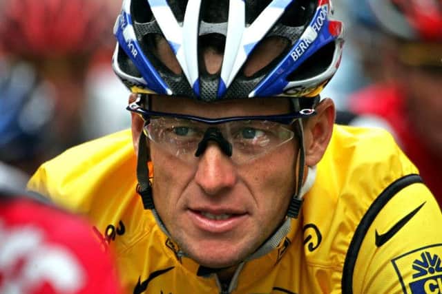 Disgraced cyclist Lance Armstrong. Pic: Joel Sage/AFP/Getty Images