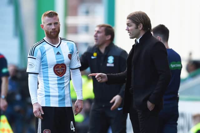 Adam Eckersley in action during the derby. Pic: SNS