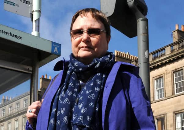 Sue Rees wants to trace the person who carried out CPR on her on the No 45 bus as it approached the stop at Leopold Place. Picture: Lisa Ferguson