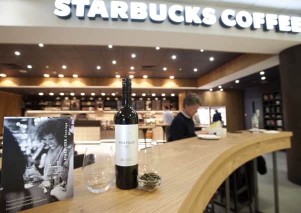 The Starbucks at Edinburgh Airport. Picture: Lesley Martin