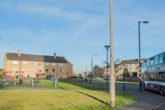 The boy was assaulted early on Tuesday evening in Pennywell Gardens. Picture: Ian Georgeson