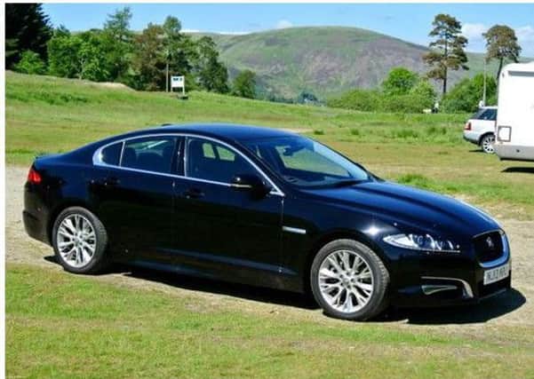 Police post on Twitter in a bid to trace a stolen Jaguar XF