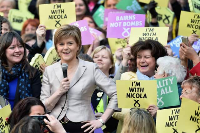 Support for the SNP is up two points to 54%. Picture: Getty