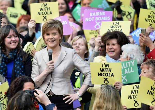 Support for the SNP is up two points to 54%. Picture: Getty